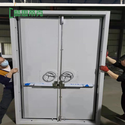 双手轮锁防爆门